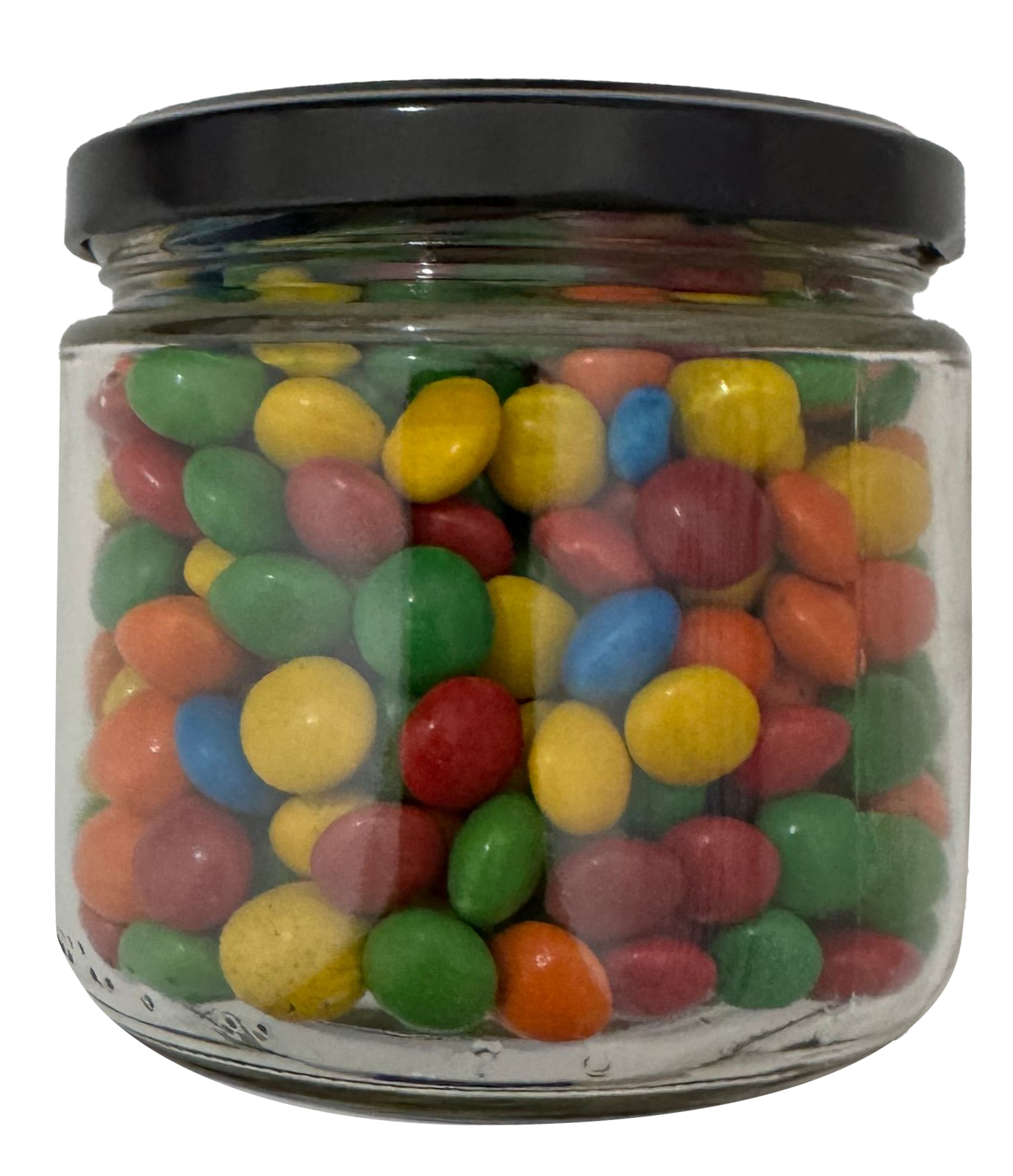 Tarros de Vidrio 12 onzas: Botonetas de Colores