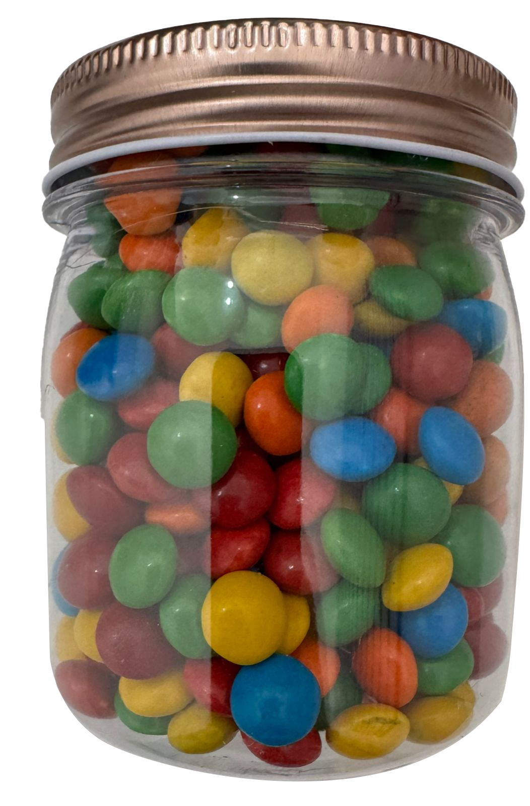 Tarro de Plástico 8 onz: Botoneta de Colores